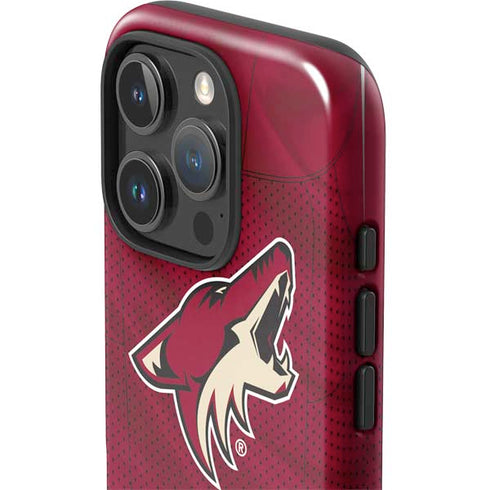 NHL Arizona Coyotes Home Jersey iPhone 16 Pro Impact Case
